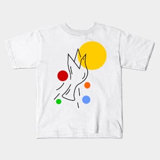 Bird in flight Kids T-Shirt